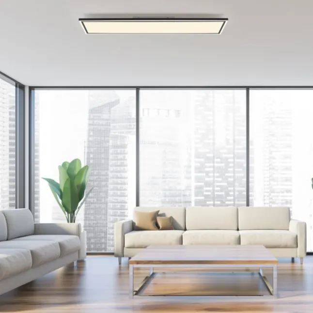 LED Panel, Deckenleuchte, dimmbar, App-Steuerung