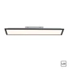 LED Panel, Deckenleuchte, flach, schwarz, rechteckig