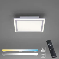LED Panel, Deckenleuchte, weiß, dimmbar, Farbtemperatursteuerung