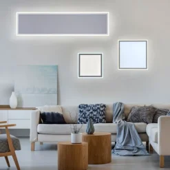 LED Panel, Deckenleuchte, weiß, dimmbar, Farbtemperatursteuerung