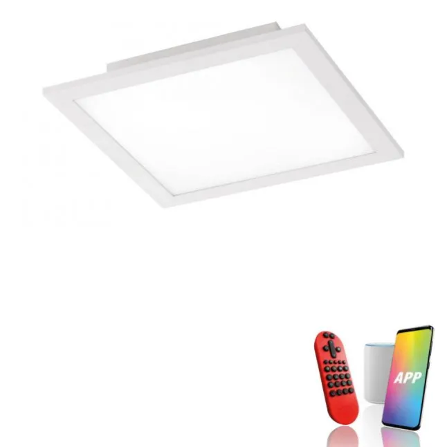 LED-Panel, Deckenleuchte, 30x30cm, dimmbar, Smart Home,