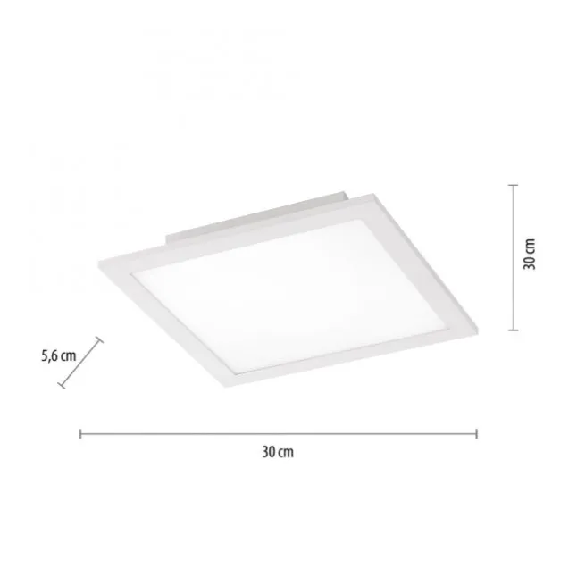 LED-Panel, Deckenleuchte, 30x30cm, dimmbar, Smart Home,
