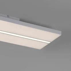 LED Panel, Deckenleuchte, 100x25cm, modern, Fernbedienung