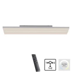LED Panel, Deckenleuchte, 100x25cm, modern, Fernbedienung