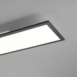 LED Panel. Flat. Deckenleuchte, schwarz, dimmbar