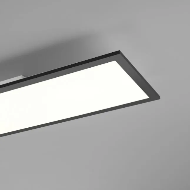 LED Panel. Flat. Deckenleuchte, schwarz, dimmbar
