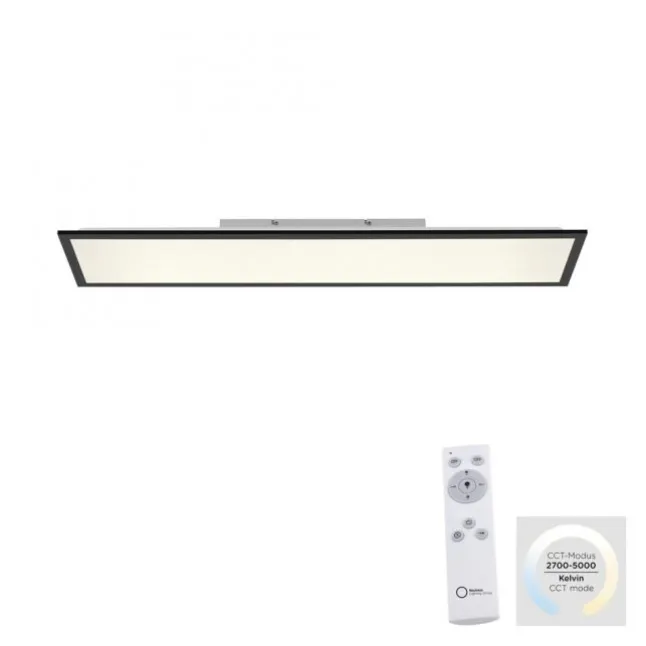LED Panel. Flat. Deckenleuchte, schwarz, dimmbar