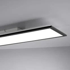 LED Panel. Flat. Deckenleuchte, schwarz, dimmbar
