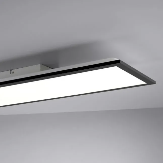 LED Panel. Flat. Deckenleuchte, schwarz, dimmbar