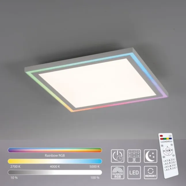 LED Panel, Paneel,Deckenleuchte, RGB, Rainbow, dimmbar, 40x40cm