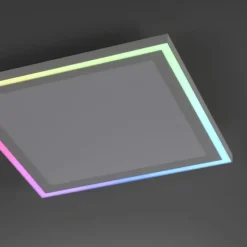 LED Panel, Paneel,Deckenleuchte, RGB, Rainbow, dimmbar, 40x40cm