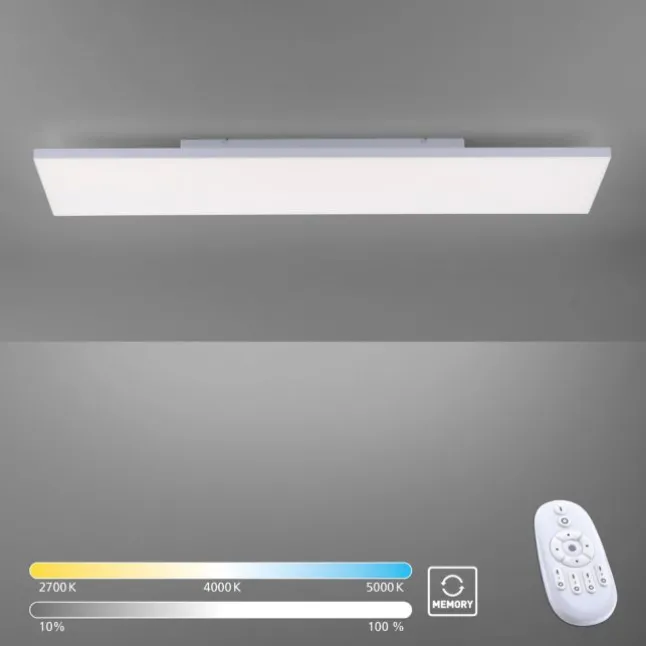 LED-Panel, rahmenlos, 100x25cm, weiß, ultraflach, CCT, rechteckig