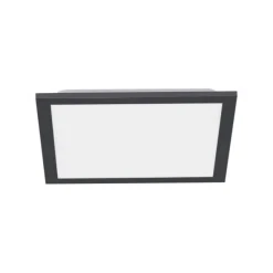 LED Panel, Rahmen schwarz, dimmbar, CCT Farbsteuerung, quadratisch, modern