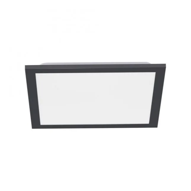 LED Panel, Rahmen schwarz, dimmbar, CCT Farbsteuerung, quadratisch, modern