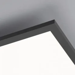 LED Panel, Rahmen schwarz, dimmbar, CCT Lichtfarbsteuerung, quadratisch
