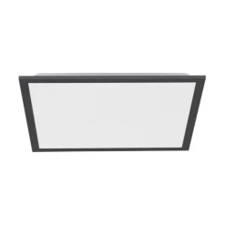 LED Panel, Rahmen schwarz, dimmbar, CCT Lichtfarbsteuerung, quadratisch