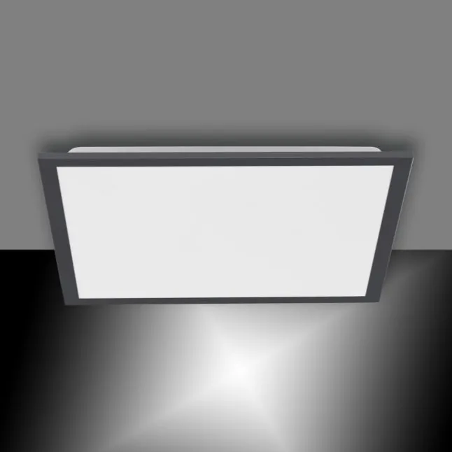 LED Panel, Rahmen schwarz, dimmbar, CCT Lichtfarbsteuerung, quadratisch