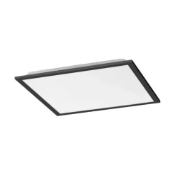 LED Panel, Rahmen schwarz, quadratisch, dimmbar, CCT, Fernbedienung, modern