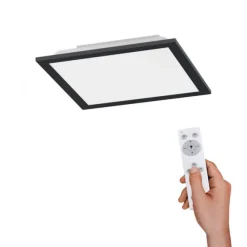 LED Panel, Rahmen schwarz, quadratisch, CCT, dimmbar, Memory Funktion