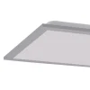 LED Panel Rahmen silberfarbig, 45,5x45,5cm, Fernbedienung, platzsparend