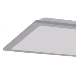 LED Panel Rahmen silberfarbig, 45,5x45,5cm, Fernbedienung, platzsparend