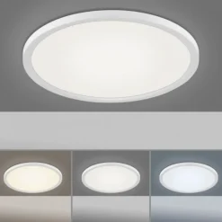LED Panel, rund, 40cm, weiß, Lichtfarbsteuerung, Funk-Fernbedienung