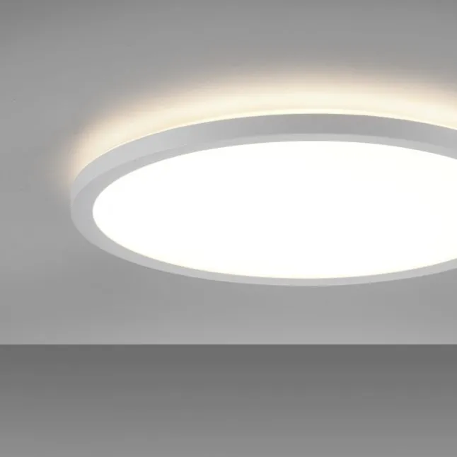 LED Panel rund, flache Deckenleuchte, Backlight, Deckenlampe,