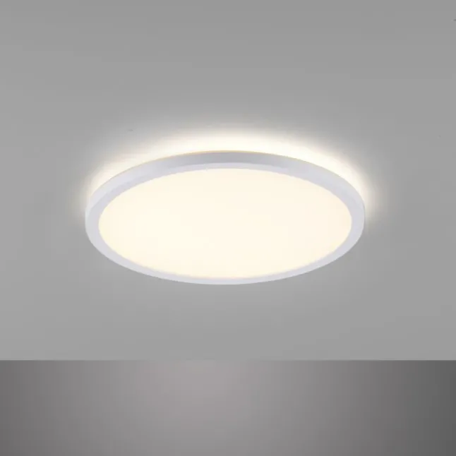 LED Panel rund, flache Deckenleuchte, Backlight, Deckenlampe,