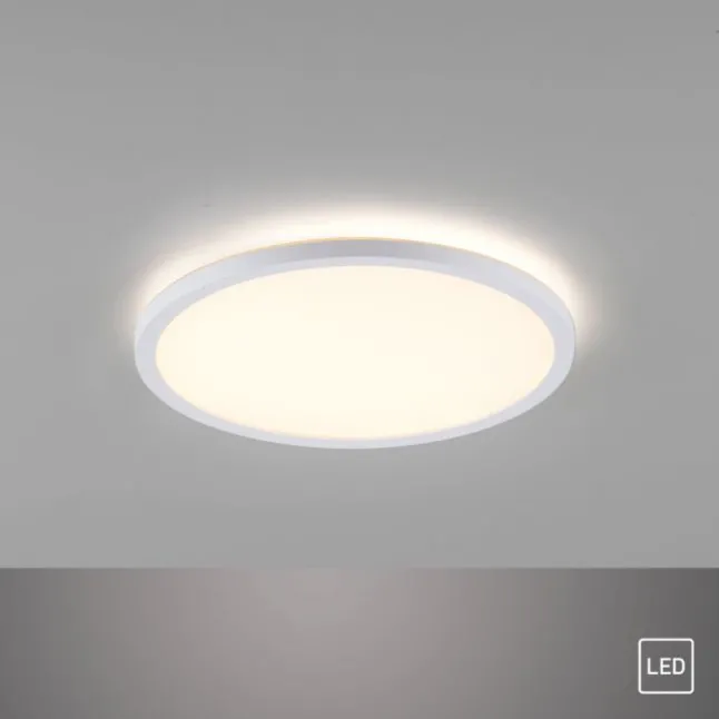 LED Panel rund, flache Deckenleuchte, Backlight, Deckenlampe,