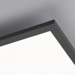 LED Panel, schwarz, 100x25cm, CCT Farbsteuerung, dimmbar, Fernbedienung