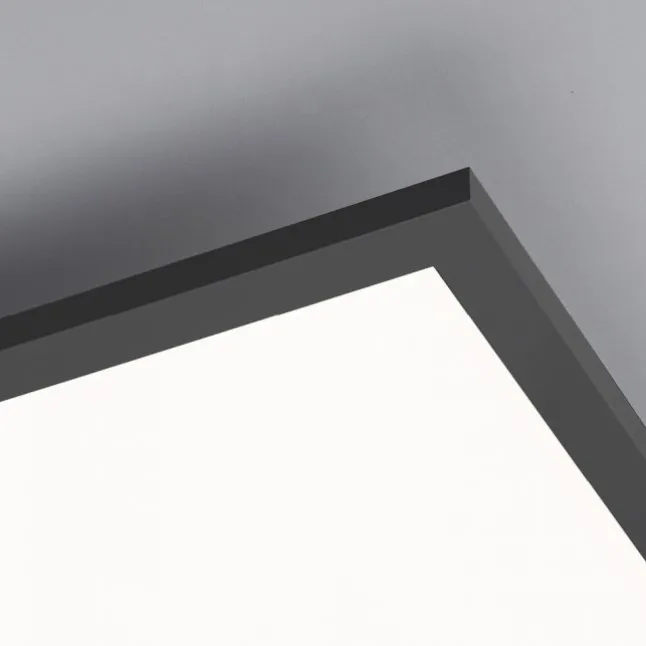 LED Panel, schwarz, 100x25cm, CCT Farbsteuerung, dimmbar, Fernbedienung