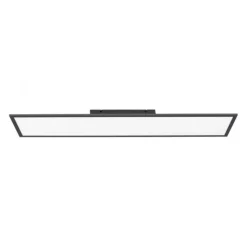 LED Panel, schwarz, 100x25cm, CCT Farbsteuerung, dimmbar, Fernbedienung