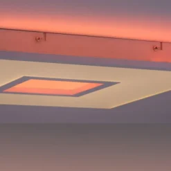 LED Panel, weiß, CUT OUT, quadratisch, inkl. Fernbedienung, CCT, dimmbar
