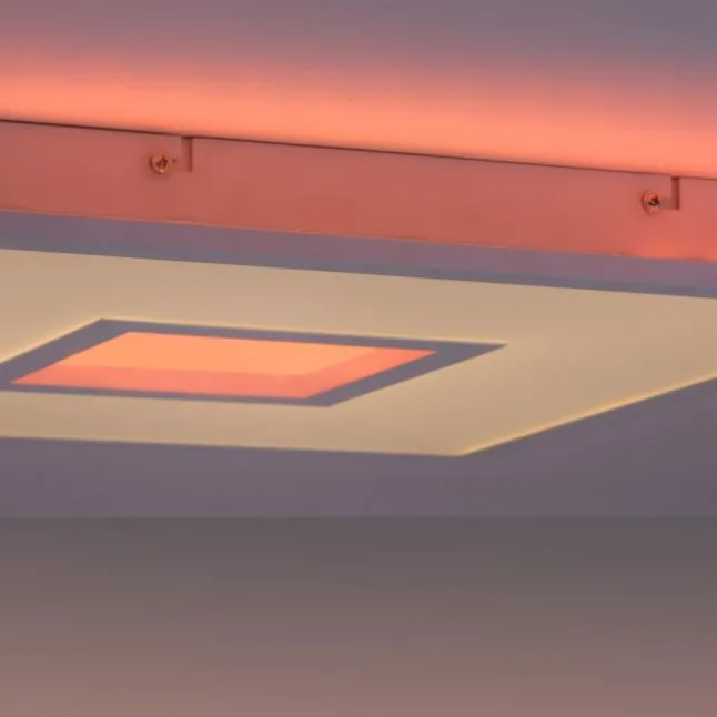 LED Panel, weiß, CUT OUT, quadratisch, inkl. Fernbedienung, CCT, dimmbar