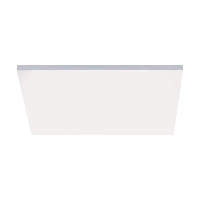 LED-Panel, weiß, rahmenlos, 62x62cm, CCT, dimmbar, Fernbedienung, blendfrei