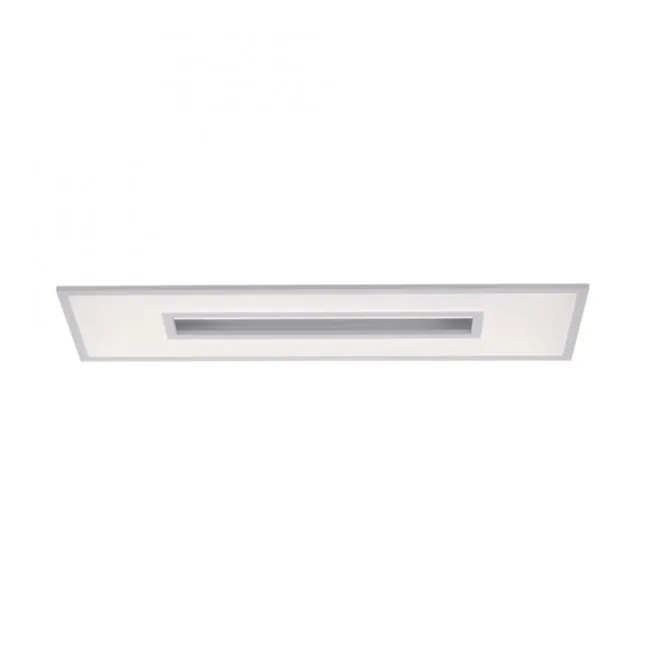 LED Panel, weiß, rechteckig, Cut Out, dimmbar, inkl. Fernbedienung, modern