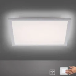 LED Panel, weiss, 45x45, Backlight, Memory Funktion, Serienschaltung