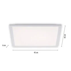 LED Panel, weiss, 45x45, Backlight, Memory Funktion, Serienschaltung