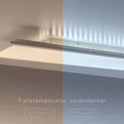 LED-Panel, weiß, 100x25cm, Backlight, dimmbar, Farbsteuerung