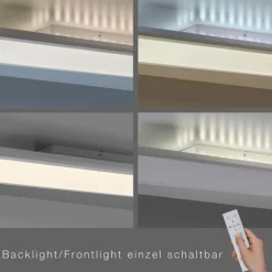 LED-Panel, weiß, 100x25cm, Backlight, dimmbar, Farbsteuerung
