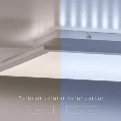 LED-Panel, weiß, 45x45cm, Backlight, dimmbar, Farbsteuerung