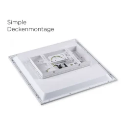 LED-Panel, weiß, 45x45cm, Backlight, dimmbar, Farbsteuerung