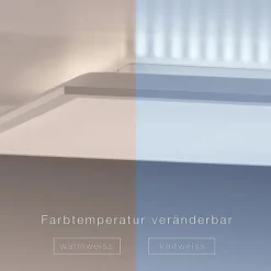 LED-Panel, weiß, 62x62cm, Backlight, dimmbar, Farbsteuerung