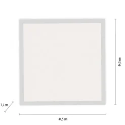 LED-Panel, weiß, 44,5x44,5cm, Bewegungsmelder, neutralweiß, quadratisch