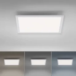 LED-Panel, weiß, 45x45cm, flach, blendfreies Licht, CCT, dimmbar