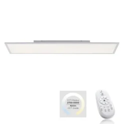 LED-Panel, weiß, 120x30cm, flach, CCT, dimmbar, Deckenleuchte