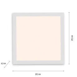 LED-Panel, weiß, 29,5x29,5cm, incl. Bewegungsmelder