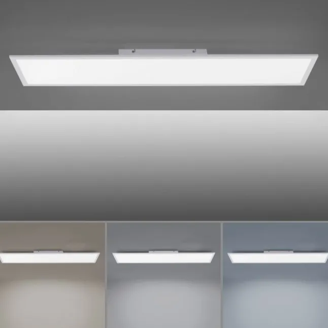 LED-Panel, weiß, 100x25cm, Lichtfarbsteuerung, Fernbedienung