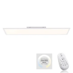 LED-Panel, weiß, 100x25cm, Lichtfarbsteuerung, Fernbedienung
