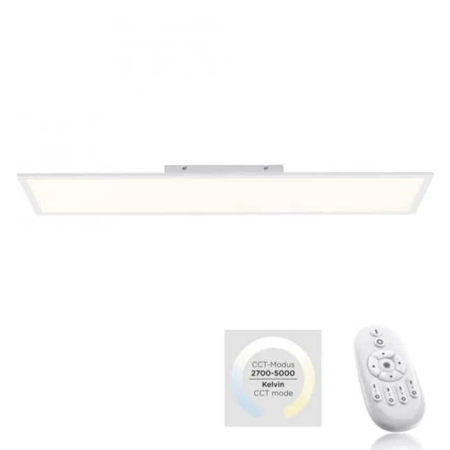 LED-Panel, weiß, 100x25cm, Lichtfarbsteuerung, Fernbedienung